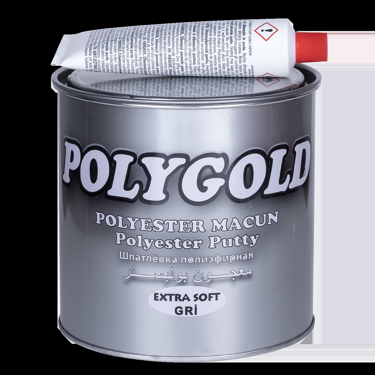 Polygold Polyester Macun Extra Soft Gri